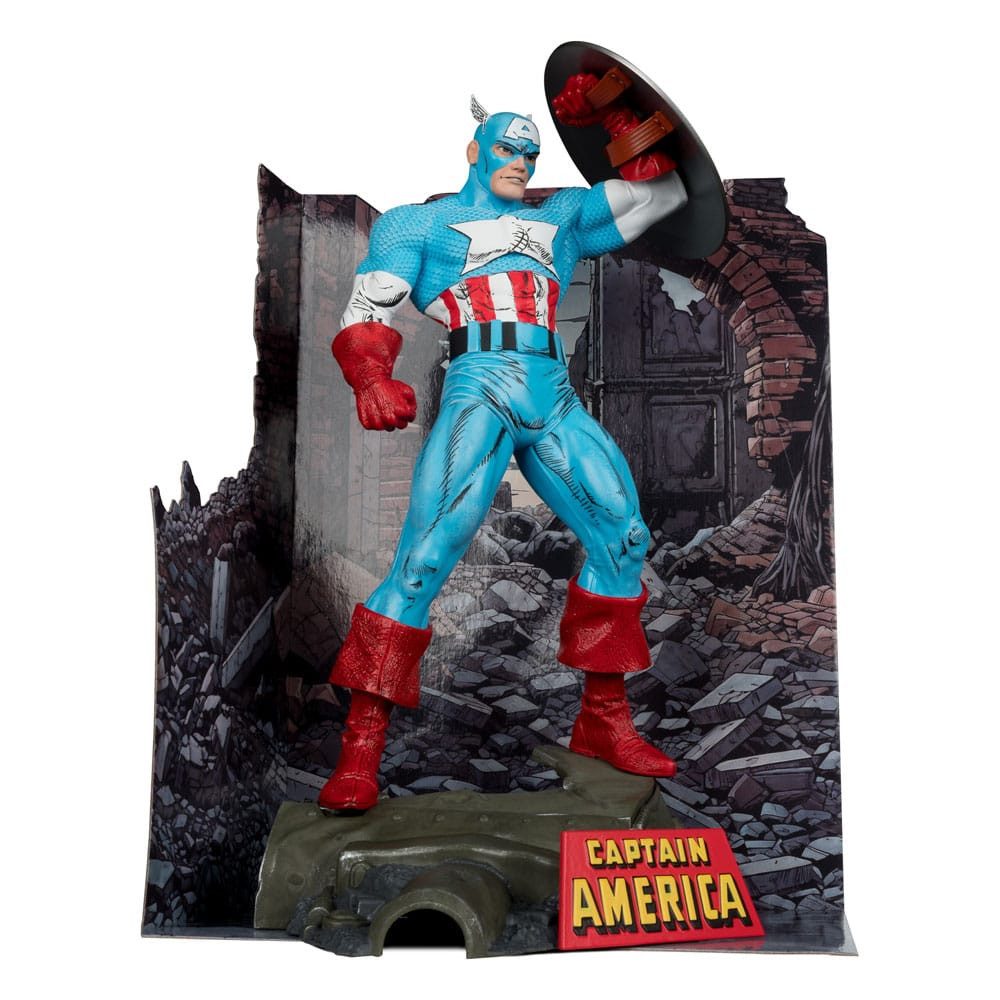 McFarlane Toys Merchandise-Figur Marvel 1/6 Captain America (The Amazing Spider-Man #323) 28 cm