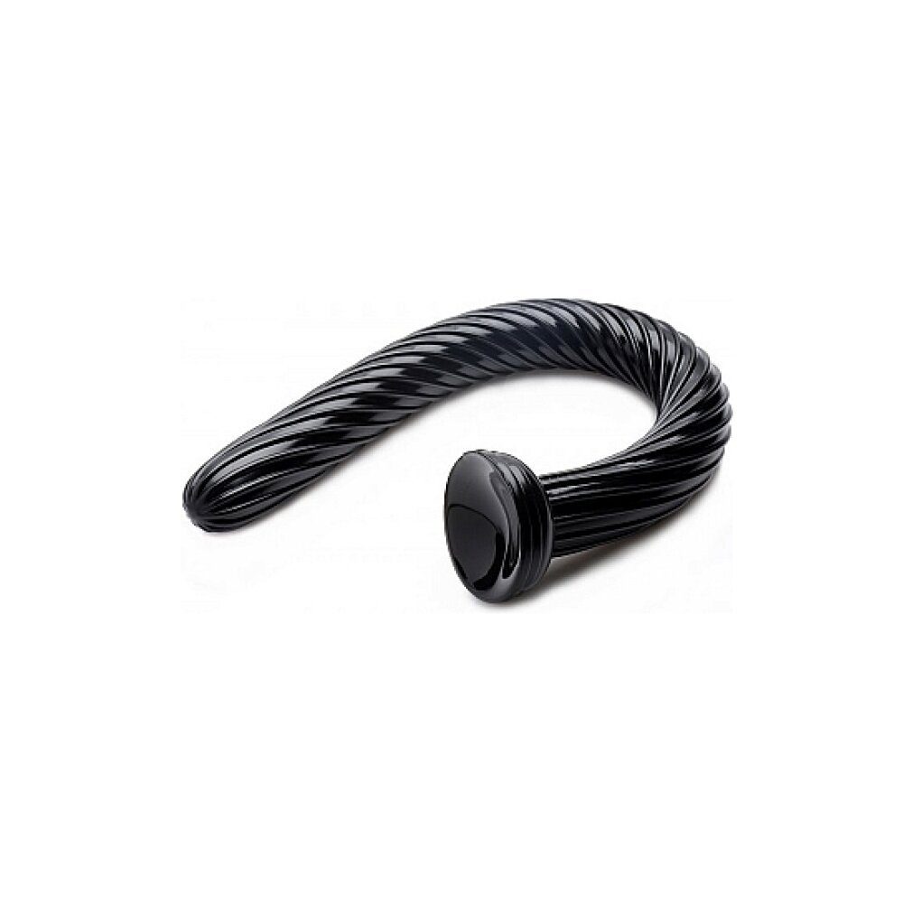 XR Brands Analplug HOSED Spiral Hose 19' Dildo black