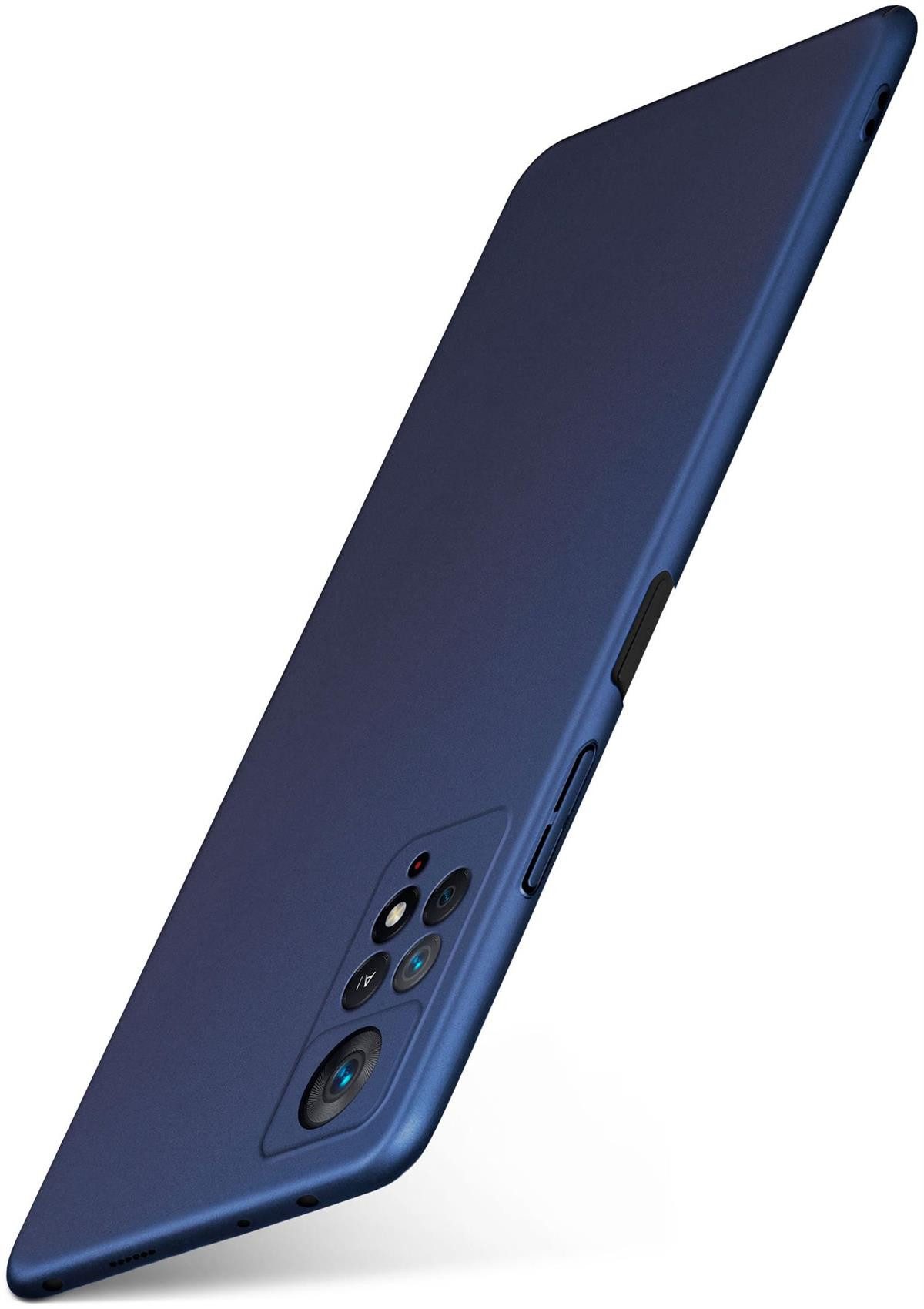 moex Handyhülle moex® Alpha Case für Xiaomi Redmi Note 11 Pro, Hülle ultra dünn, Hardcase Back Cover, Schutzhülle Minimalistisch