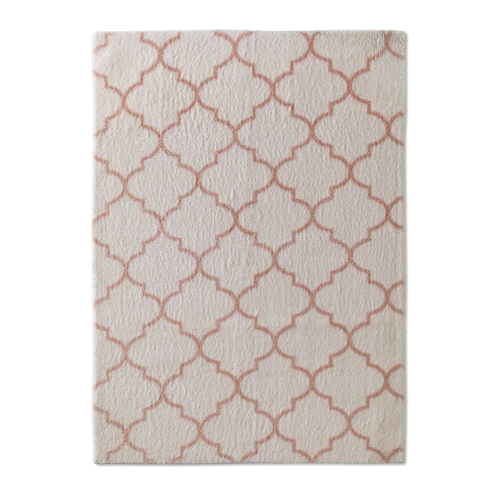 TaraCarpet Teppich Valetta Florentiner 52, rechteckig, Höhe: 19 mm, Skandi designer kurzflor waschbar Wohnzimmer Schlafzimmer 050x080 cm