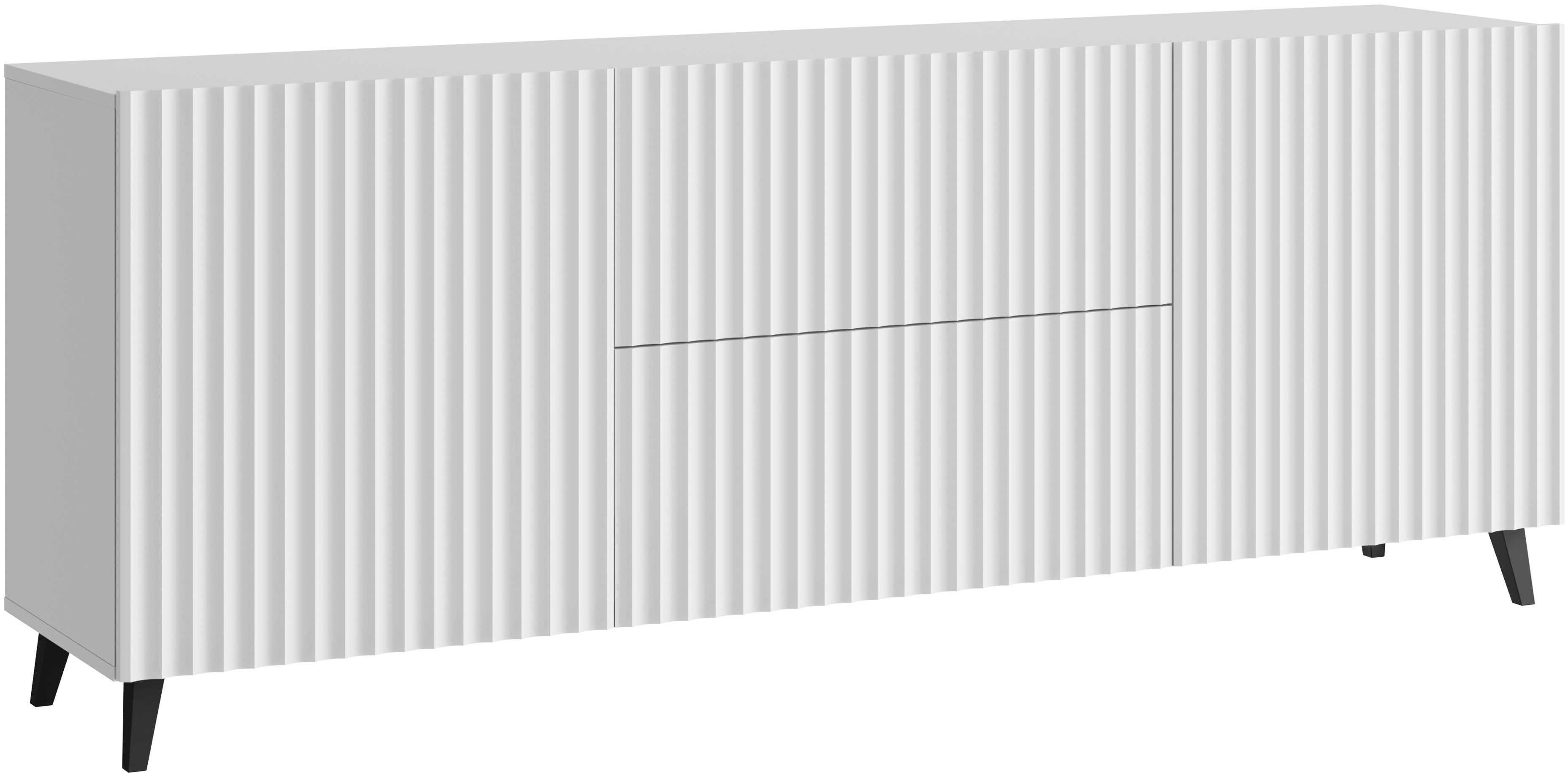 Home affaire Lowboard Phuket, Front MDF, 2 Schubladen, 4 Türen, 6 geschloss günstig online kaufen