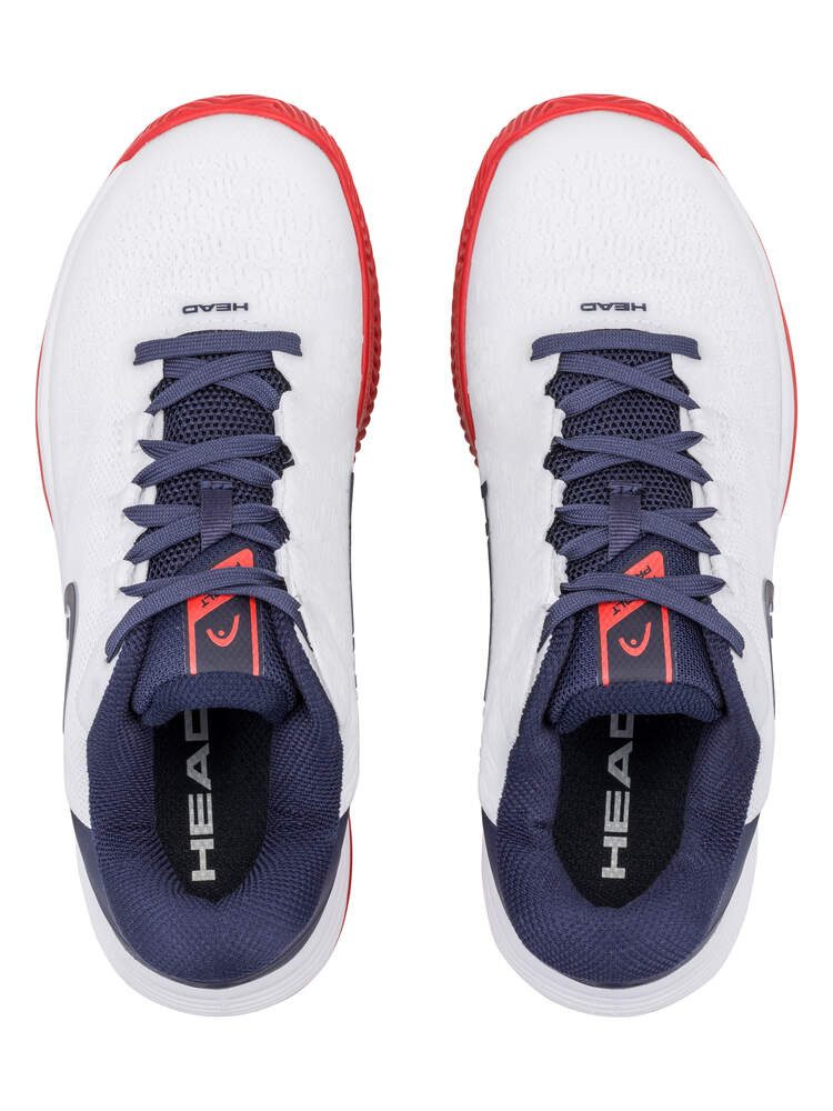 Head Revolt Pro 5.0 Clay/Sandplatz 2026 weiss/navyblau/rot Kinder Tennisschuh