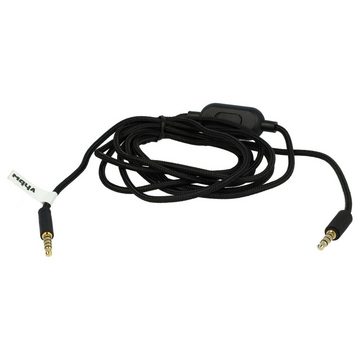 vhbw passend für Logitech G Pro X, G233, G Pro, G433 Gaming-Headset / Audio-Kabel