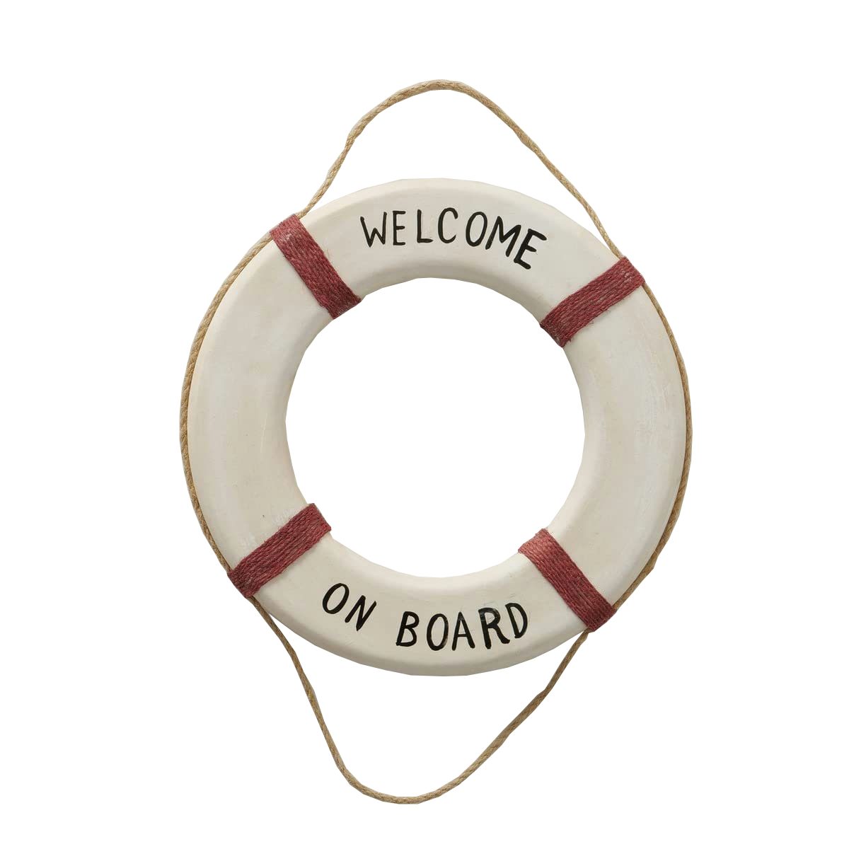 Meinposten Wanddekoobjekt Wandbild Rettungsring Maritim rot günstig online kaufen