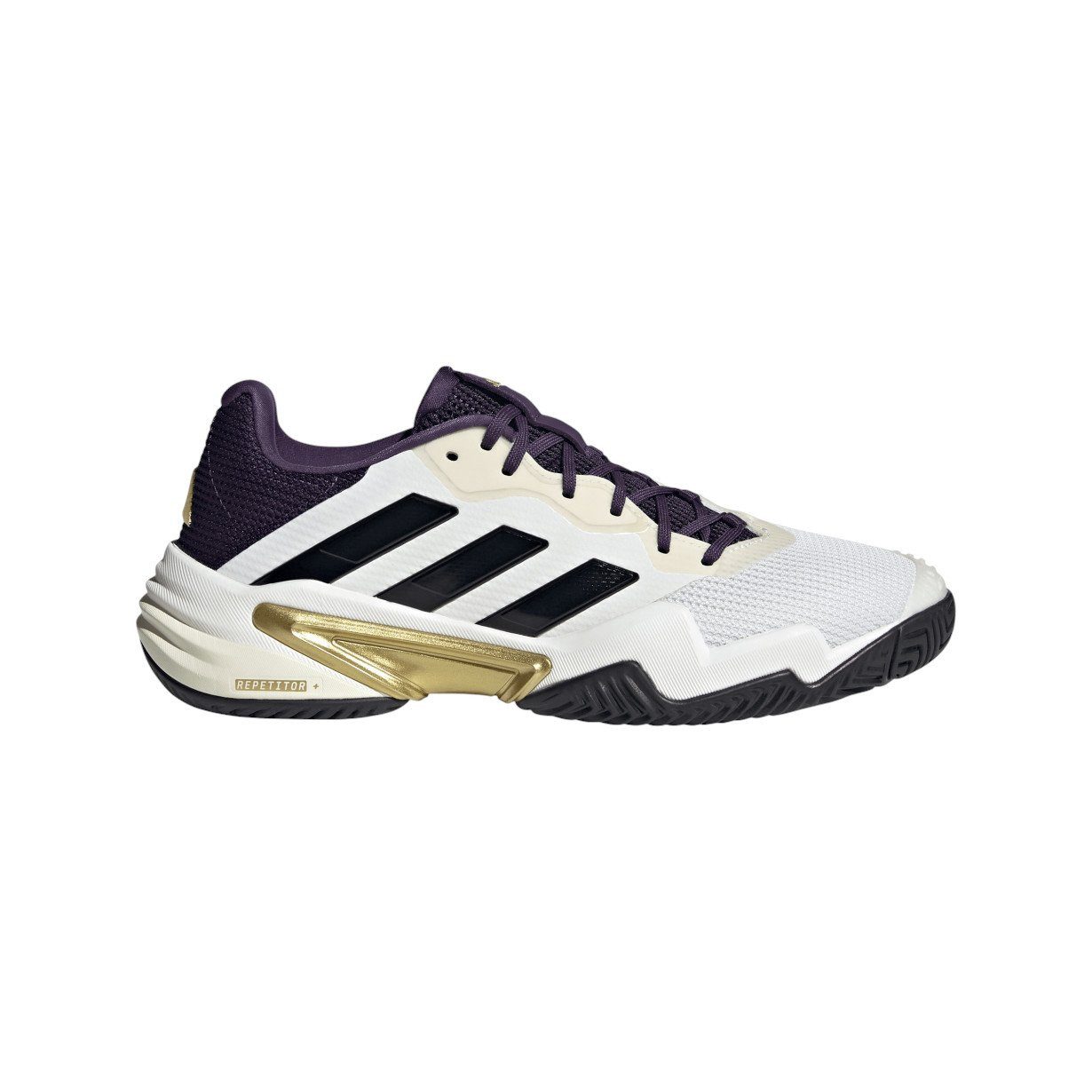 adidas Performance Barricade 13 NM Allcourt/Stabil 2025 weiss/schwarz/purple Herren Tennisschuh