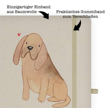 Mr. & Mrs. Panda Notizbuch Bloodhound Moment - Transparent - Geschenk, St. Hubertushund, Eintrag Mr. & Mrs. Panda, Hardcover