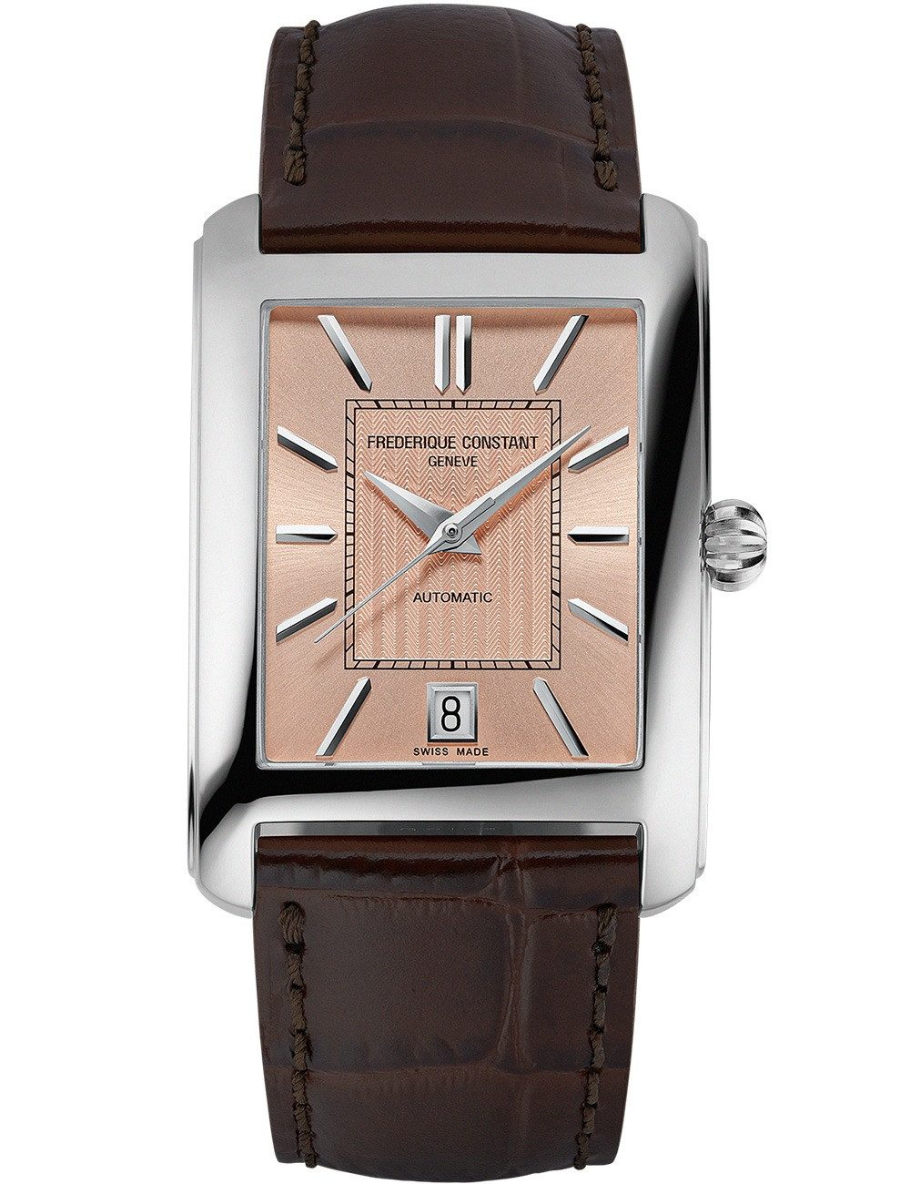Frederique Constant Automatikuhr Frederique Constant FC-303SAL4C6 Herrenuhr Carree Automatik 30mm 3ATM Frederique Constant FC-303SAL4C6 Herrenuhr Carree Automatik 30mm 3ATM
