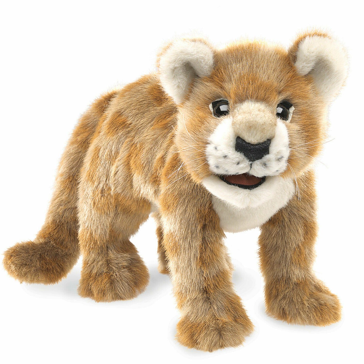 Folkmanis Handpuppen Handpuppe Folkmanis Handpuppe Löwenbaby 3064 (Packung)