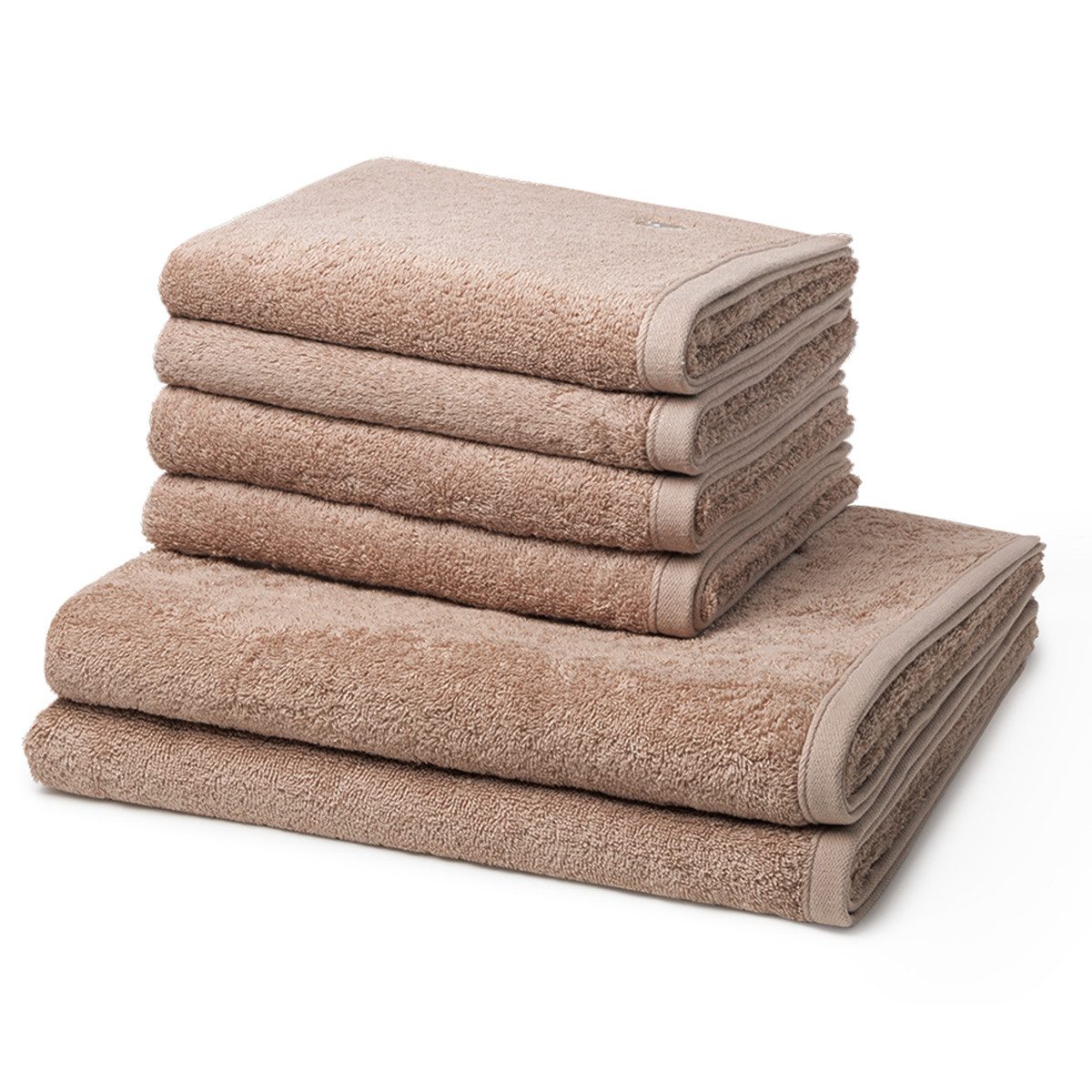 ROSS Handtuch Set Vita, Walkfrottee (Spar-Set, 6-St), 4 X Handtuch 2 X Duschtuch im Set - Baumwolle - Saugstark