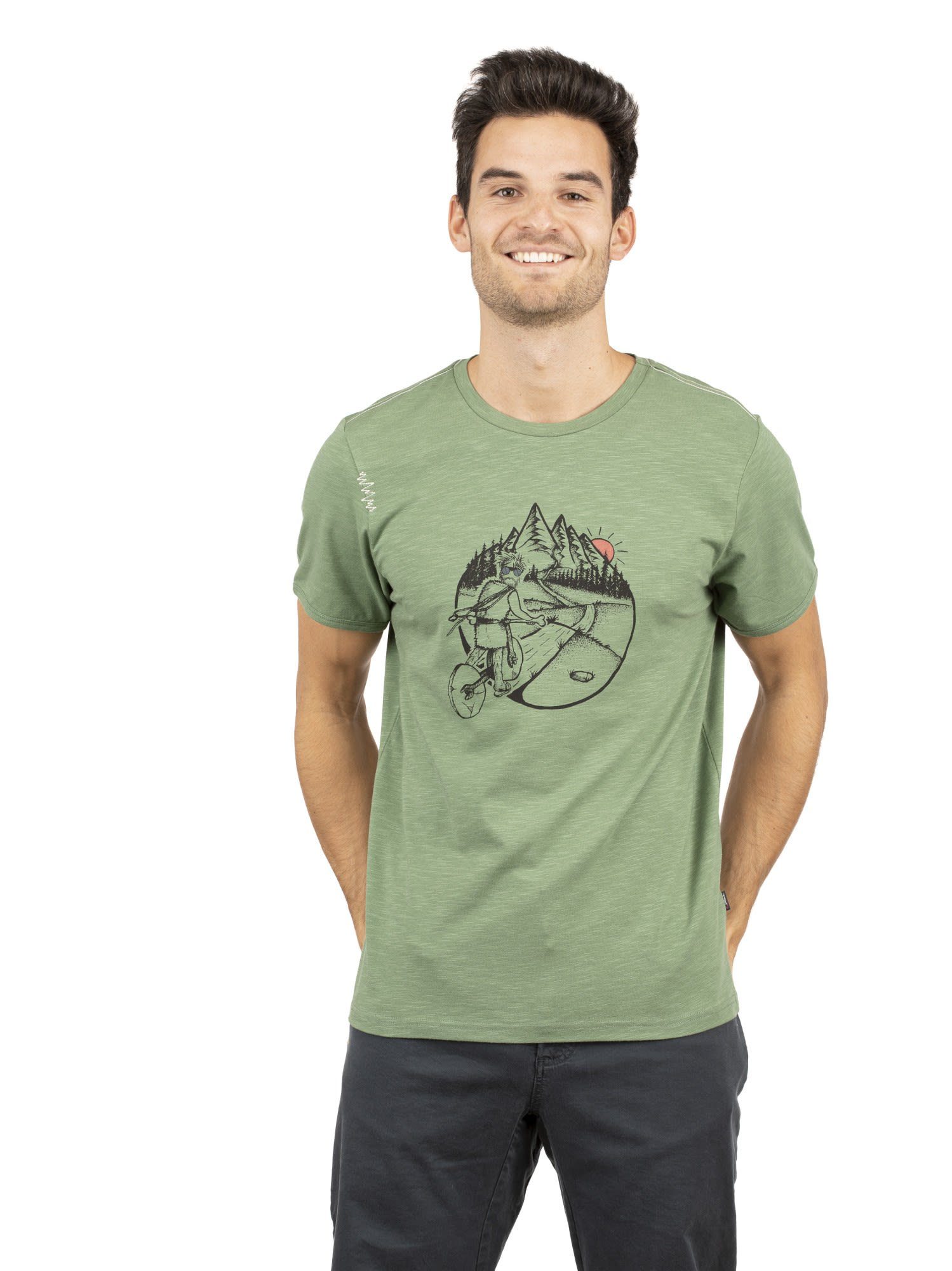 M Chillaz Chillaz Velo Green T-shirt Mons Light Homo T-Shirt Herren