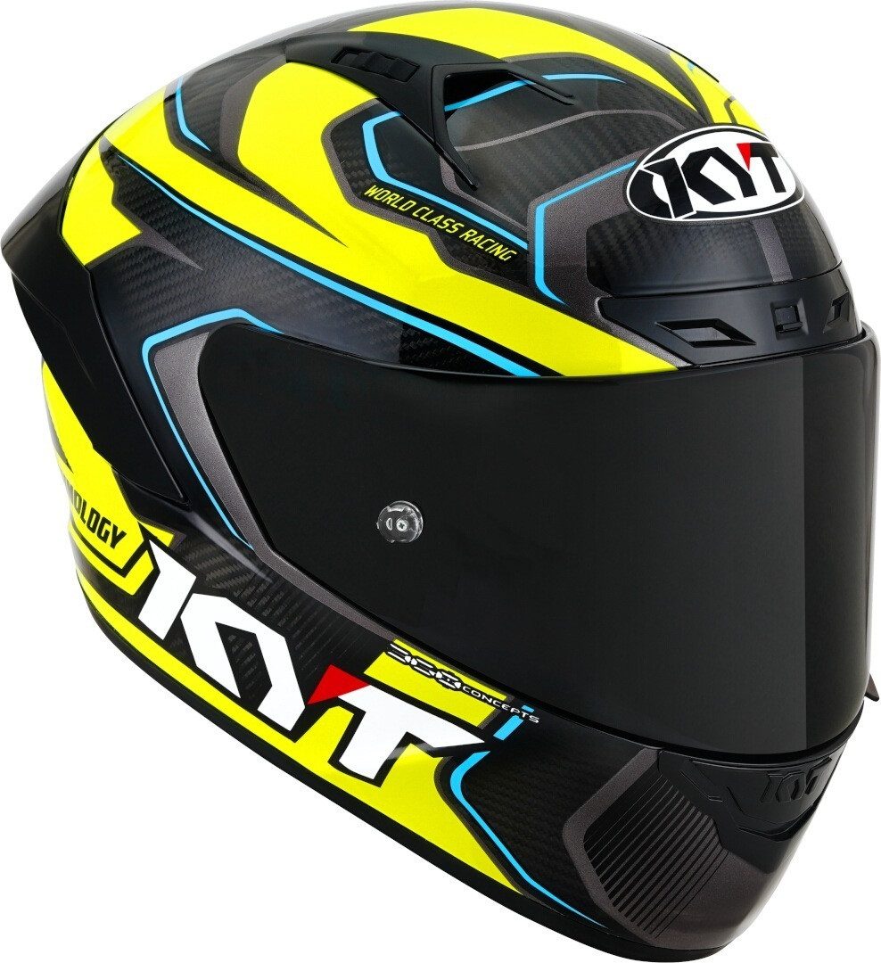 KYT Motorradhelm NZ Race Carbon Competition Helm, Pinlock, Spoiler, ECE 22.06