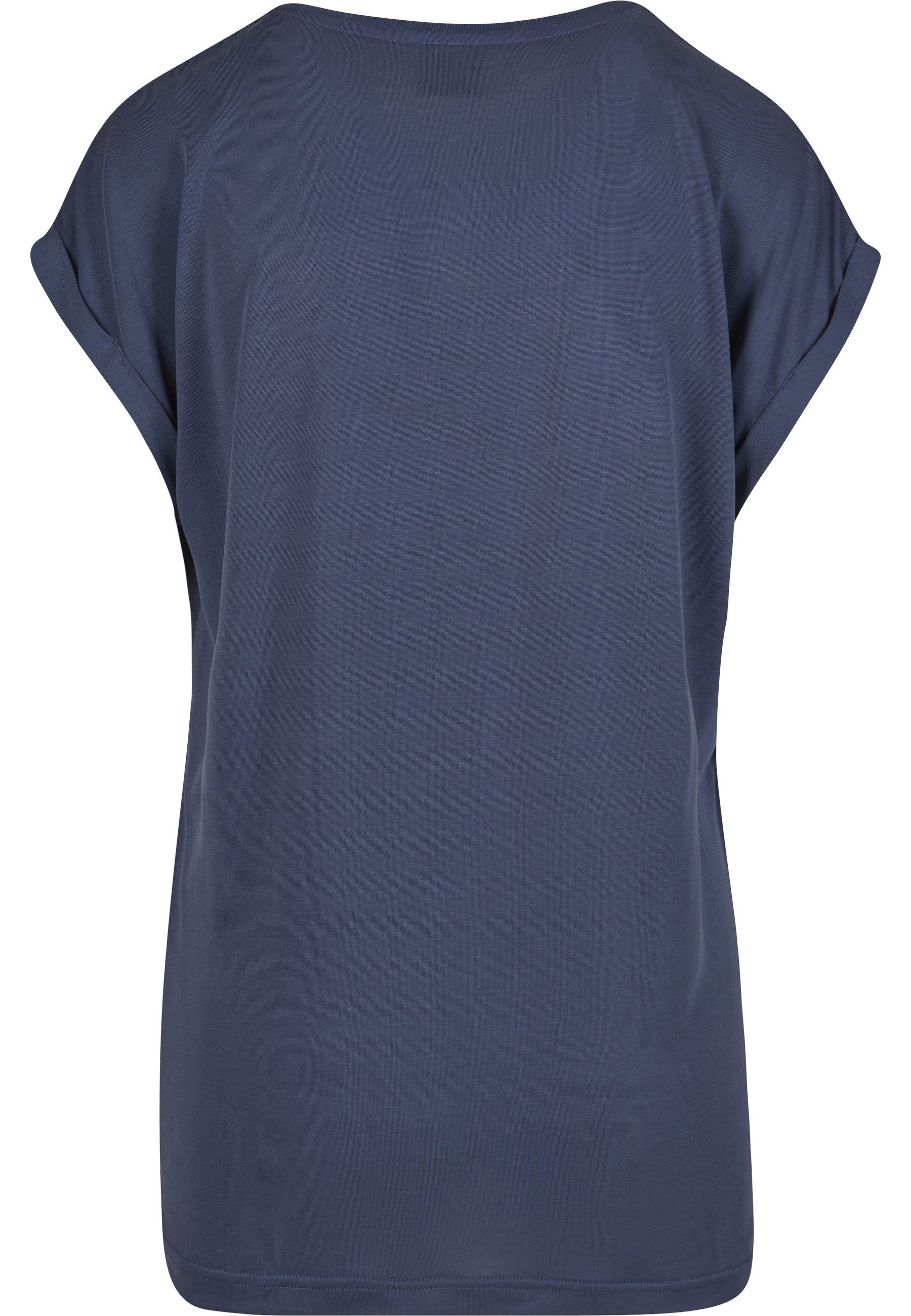 URBAN CLASSICS Kurzarmshirt Urban Classics Damen Ladies Modal Extended Shoulder Tee (1-tlg)