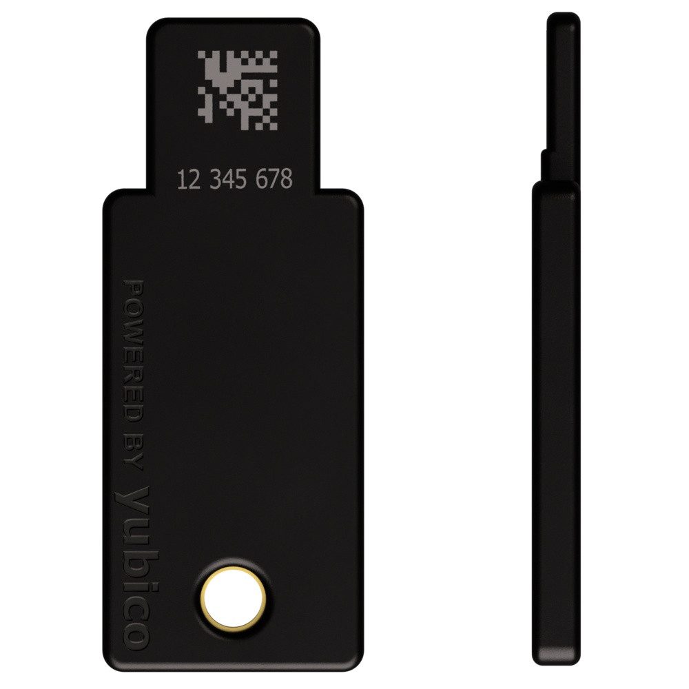 Yubico Laptopschloss Y-237, USB-A Sicherheitsschlüssel für 2FA und MFA
