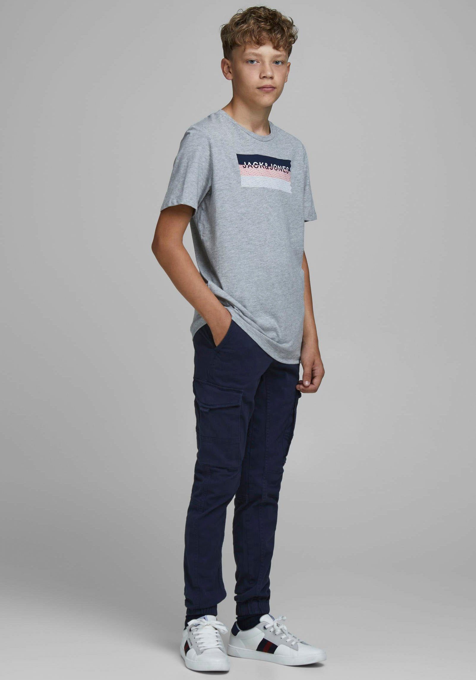 Jack & Jones Junior Cargohose JPSTPAUL JJFLAKE AKM 542 NAVY NOOS JNR