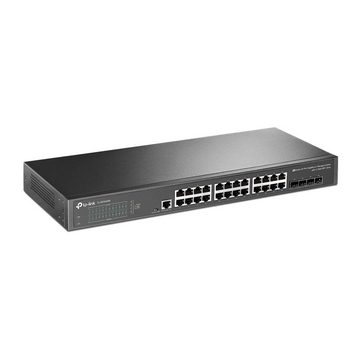 tp-link TL-SG3428X Netzwerk-Switch (JetStream 24-Port GB L2+ Managed Switch, für Firmennetzwerk)