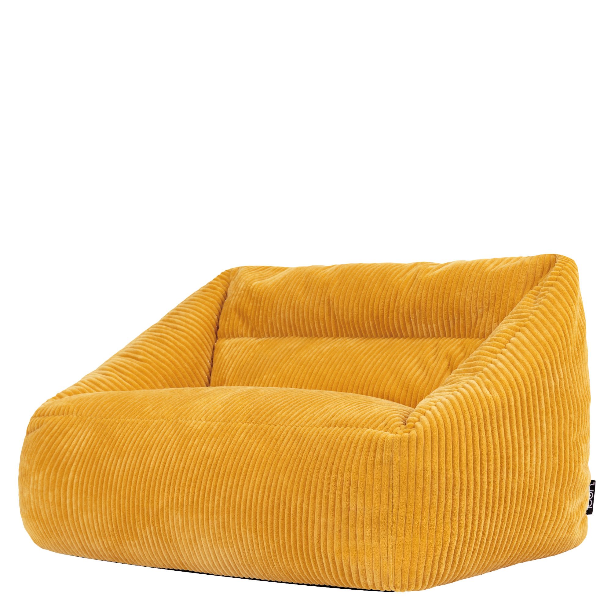 icon Sitzsack Sofa für Kinder aus Cord mit Füllung, Made in Germany, für Kinderzimmer, flauschig
