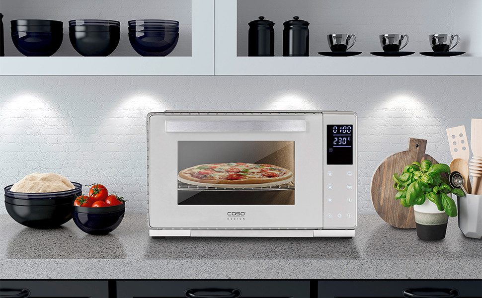 Caso Minibackofen Bake & Style 26 Touch, 9 Automatikprogrammen, Temperatureinstellung von 30 bis 230 °C