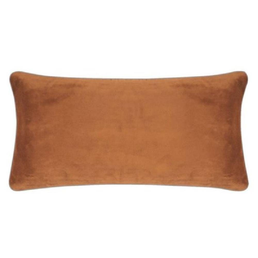 Kissenhülle PAD Kissenhülle Samt Elegance Cognac Braun (25x50cm), PAD