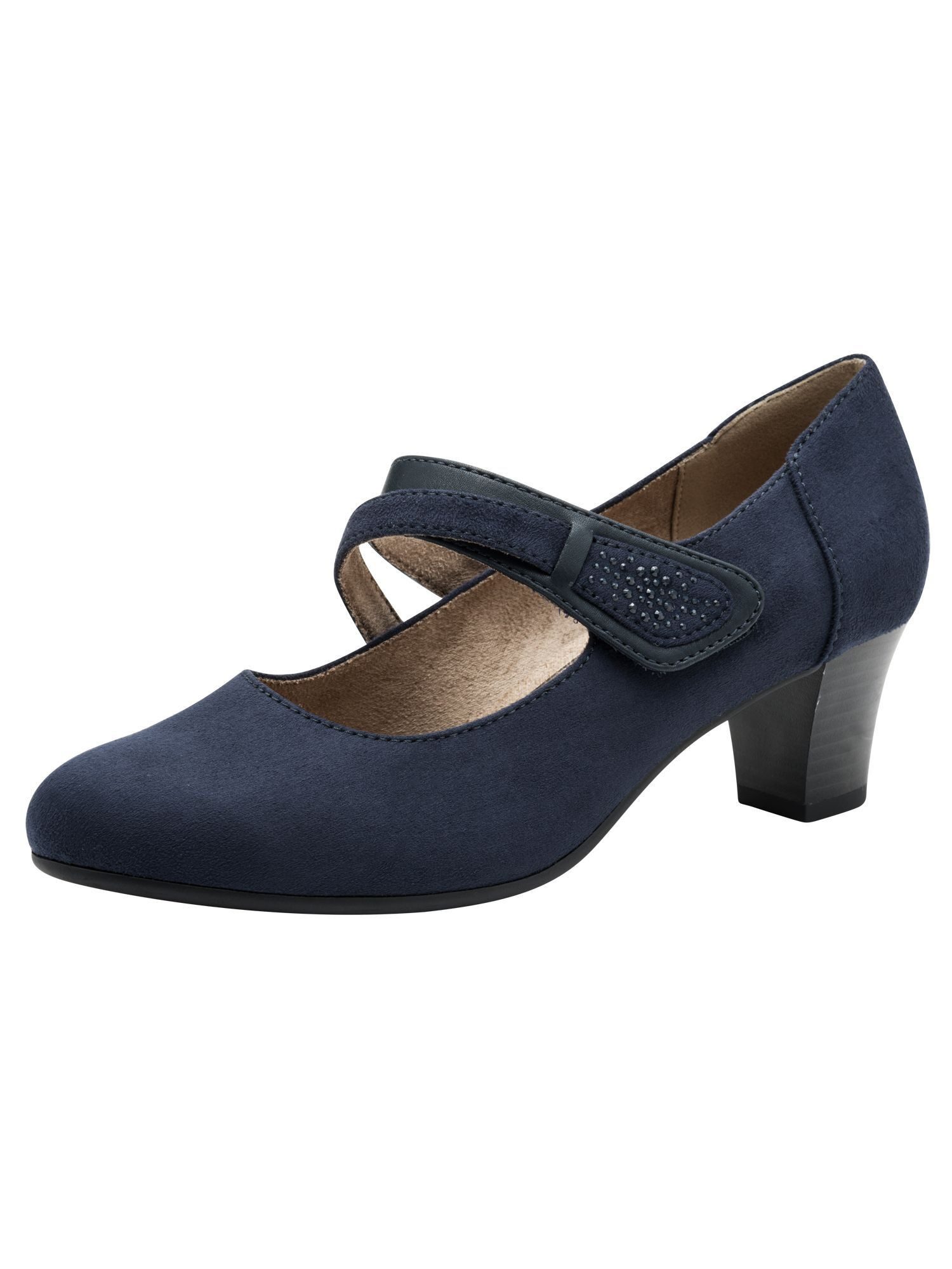 Jana Vegan, Mehrweite mit Blockabsatz Blockabsatz Sneaker Vegan