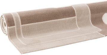 Teppich Anesa, Home affaire, rechteckig, Höhe: 12 mm, mit handgearbeitetem Konturenschnitt, flach, Kurzflor, elegant