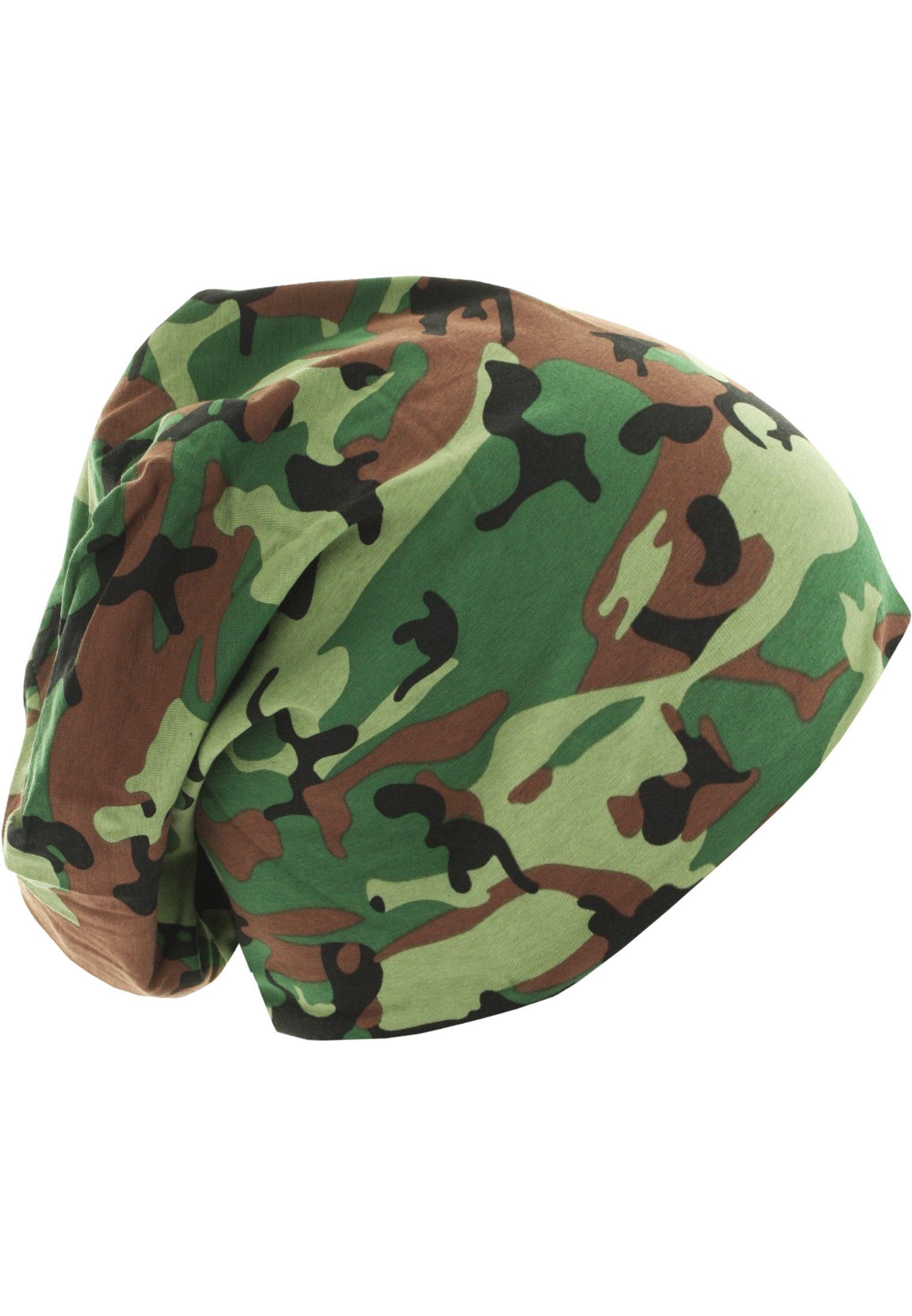 MSTRDS Beanie Accessoires greencamouflage/black Printed Beanie (1-St) Jersey