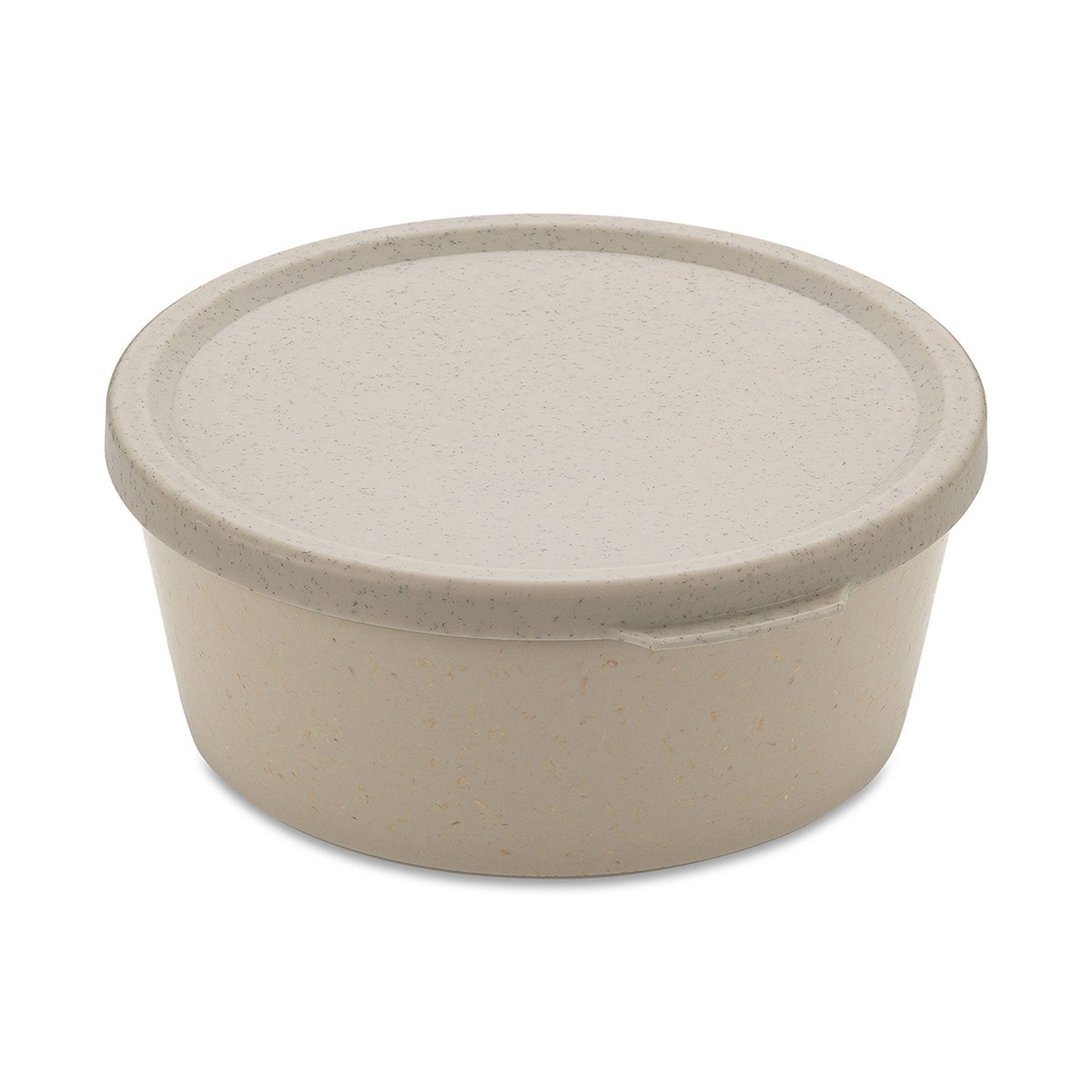KOZIOL Vorratsdose Schale 890 ml mit Deckel CONNECT BOWL, Kunststoff, (Stück, 1-tlg), Vorratsdose Lunchbox Kunststoff Sand