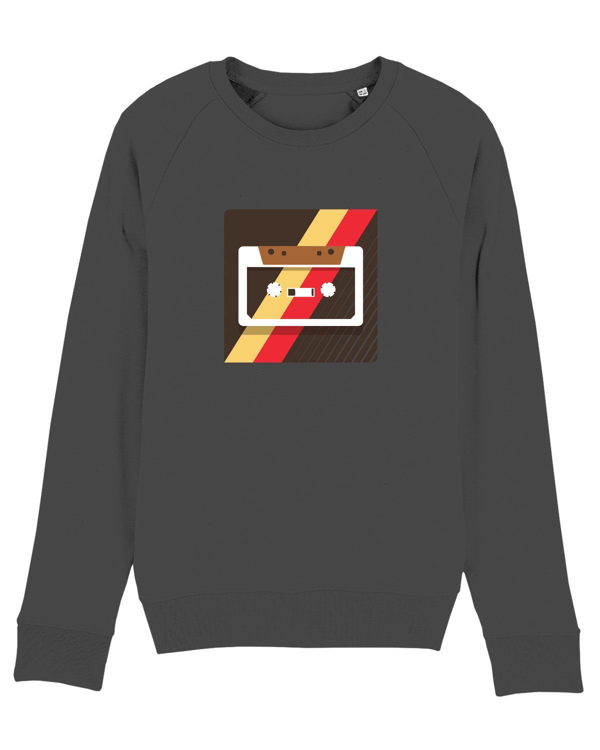 wat? Apparel Sweatshirt Kassette (1-tlg) antrazit