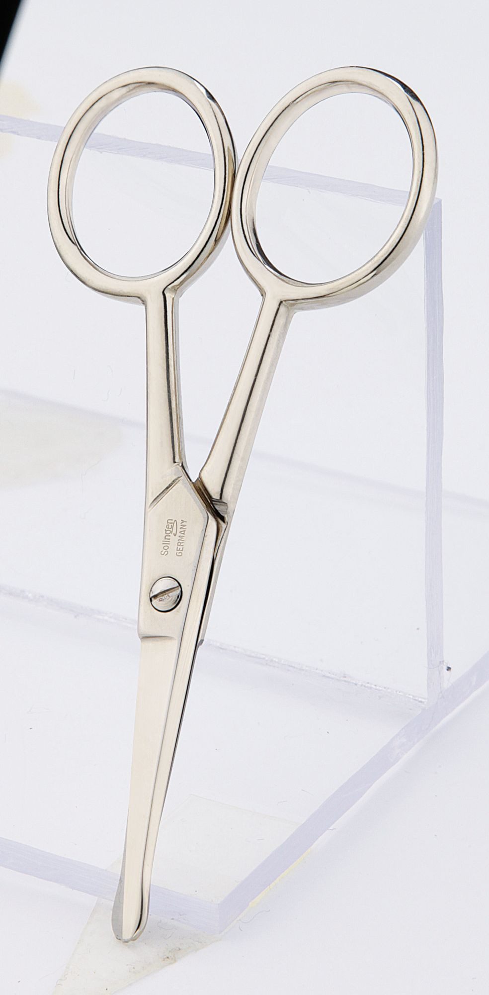 EKS Solingen Nasenhaarschere EKS Ohren/Nasenschere abgerundet 9 cm