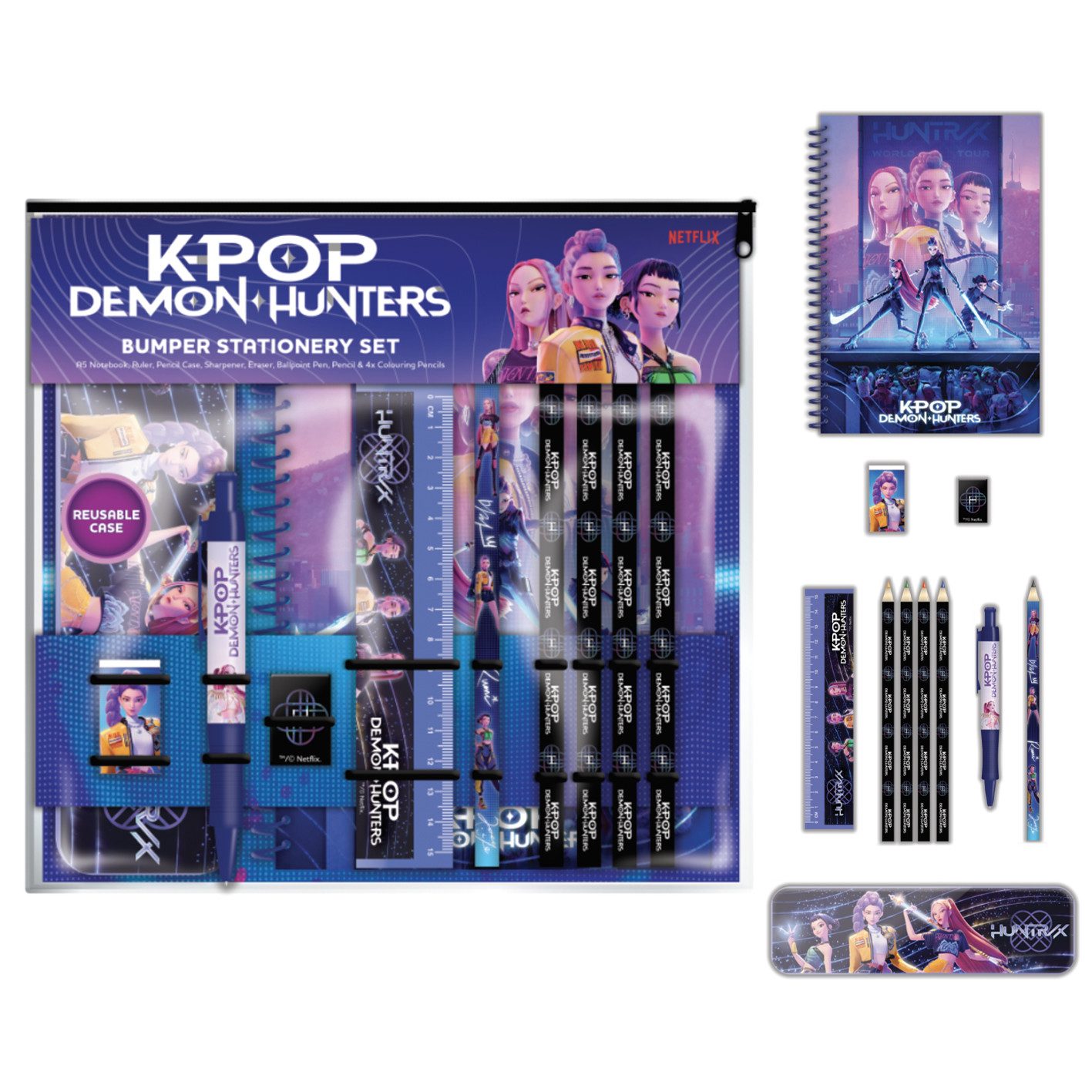 Schlüsselanhänger K-Pop Demon Hunters - Huntr/x - Schreibwarenset