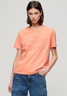 Superdry Kurzarmshirt EMBOSSED VL RELAXED T SHIRT