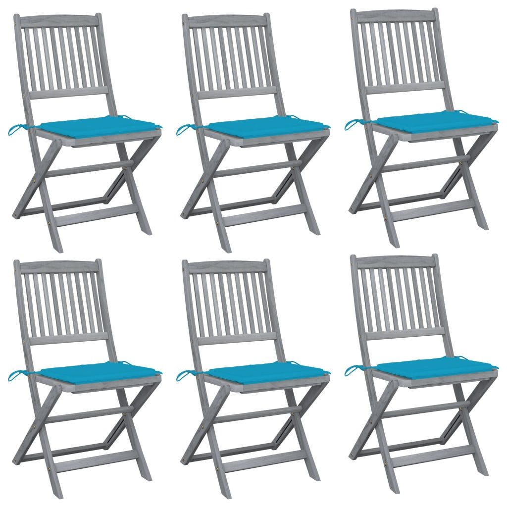 vidaXL Gartenstuhl Klappbare Gartenstühle 6 Stk. günstig online kaufen