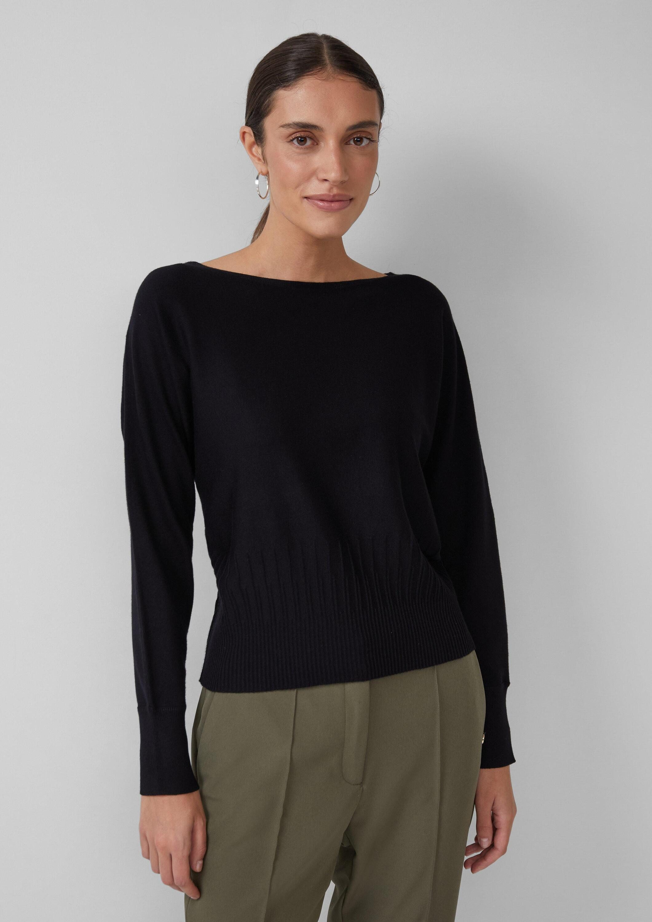 s.Oliver Longpullover Strickpullover Strickpullover mit Strukturmuster günstig online kaufen