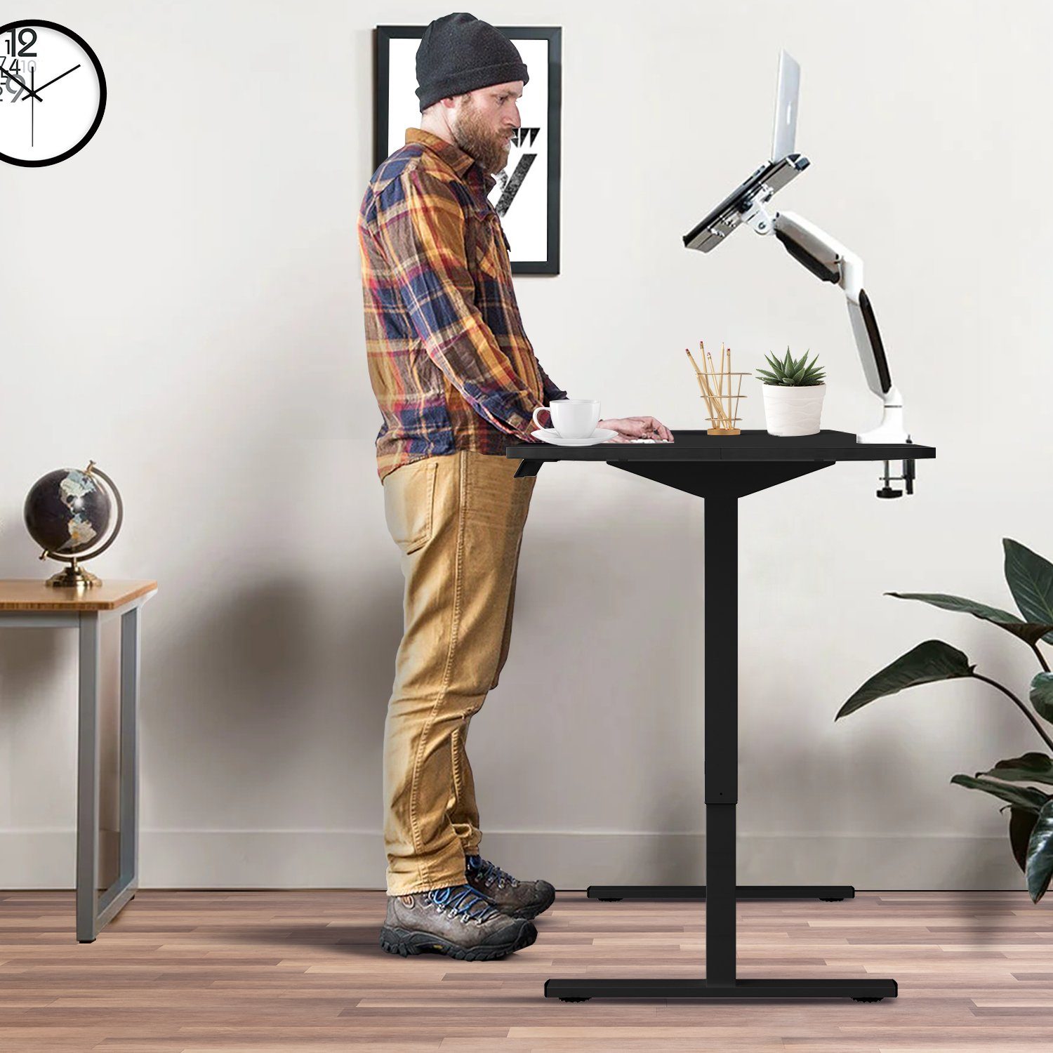 HOMALL Schreibtisch Basis Super Elektrisch Höhenverstellbarer günstig online kaufen