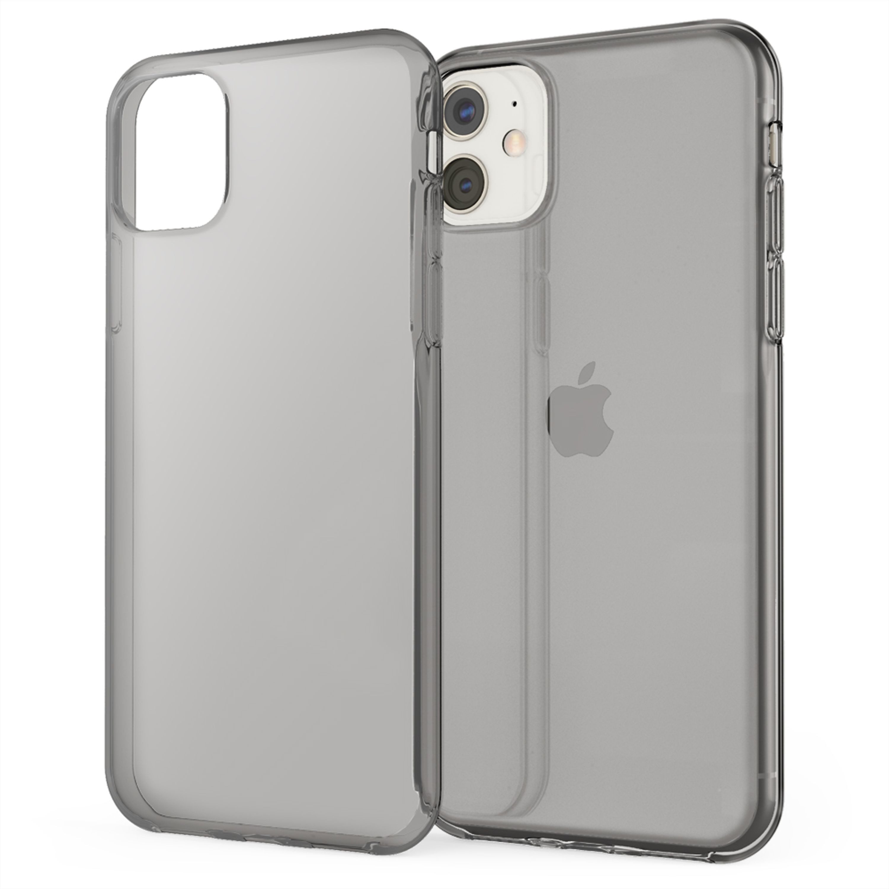 Nalia Smartphone-Hülle Apple iPhone 11 15,5 cm (6,1 Zoll), Transparente Silikon Hülle / Klare Schutzhülle / Anti-Gelb / Slim Case