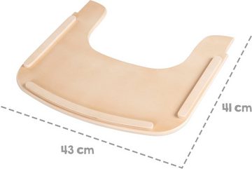 roba® Hochstuhltablett Essbrett, Sit Up Flex, natur, Holz