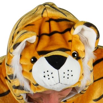 thetru Kostüm Tiger Kinderkostüm - Orange, Overall Tierkostüm Z