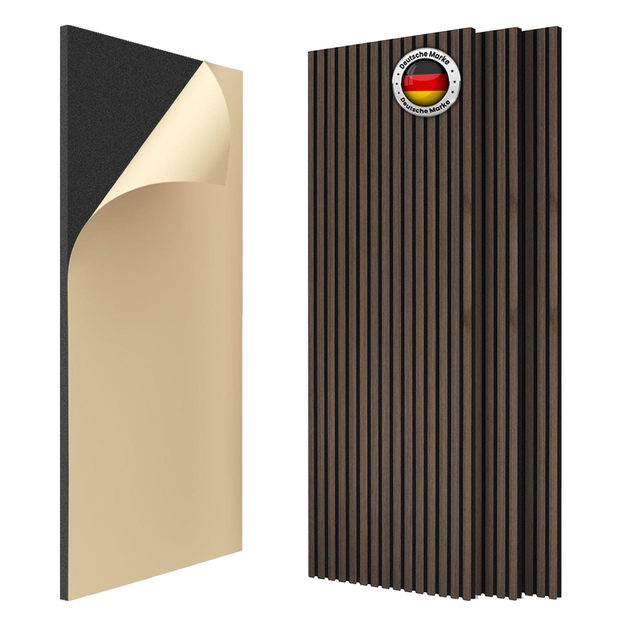IZODEKOR 3D Wandpaneel IZODEKOR 3D Wandpaneele Holz Schalldämmung, Akustikpaneele, (Set) Schallabsorbierend, flexibel zuschneidbar