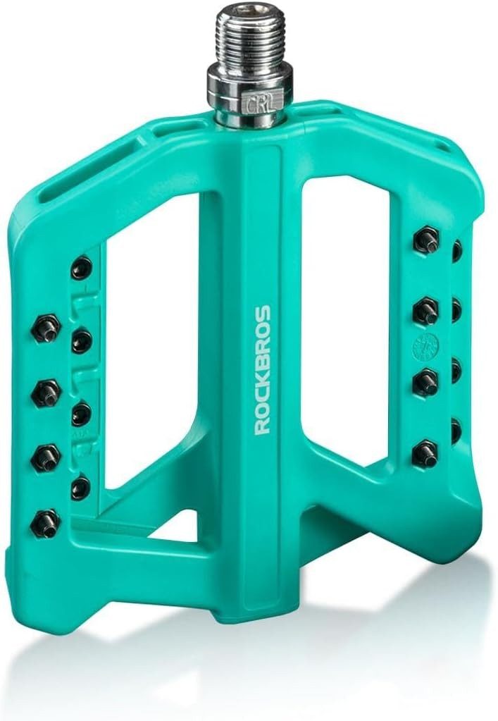 ROCKBROS Fahrradpedale Fahrradpedale 9/16 Zoll, rutschfeste Nylonfaser für MTB & Rennrad