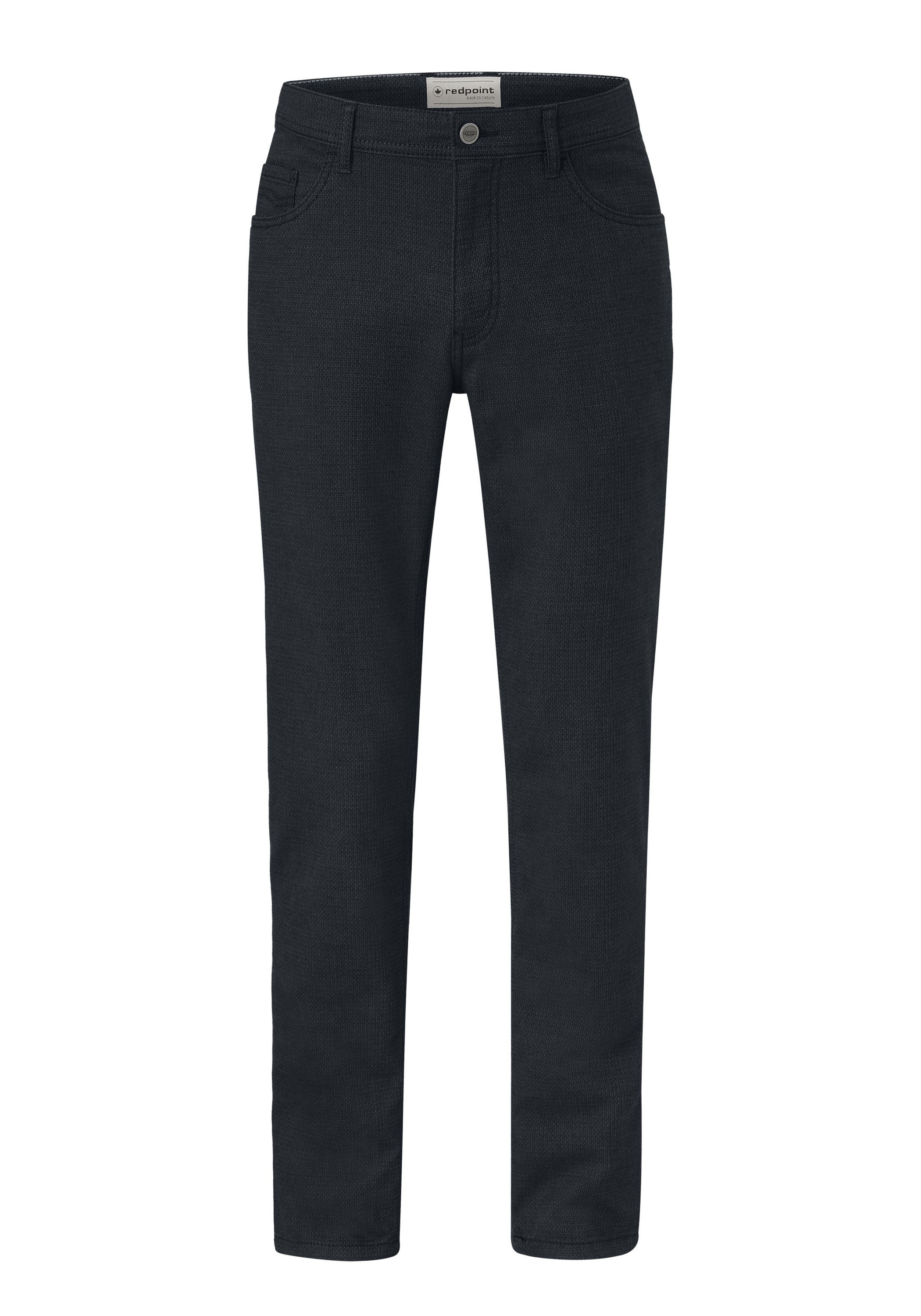 Stoffhose in 5-Pocket Stretch-Qualität Fit navy Regular Hose MILTON Redpoint