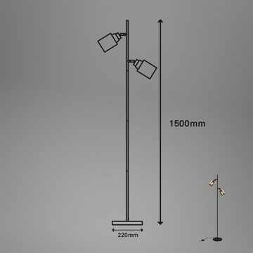 Briloner Leuchten Stehlampe 1486025, LED wechselbar