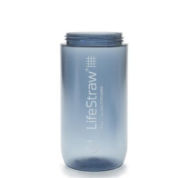 LifeStraw Trinkflasche Play, mit 2 Stufen, Filter, 300 ml, Stormy, Wasserfilter, Blau