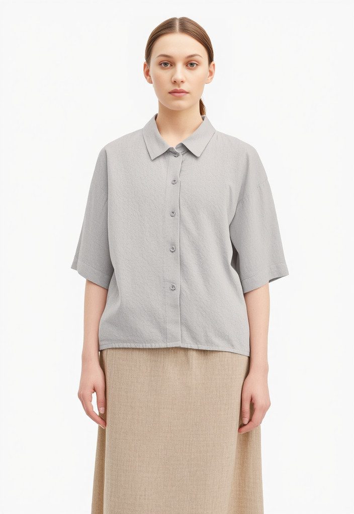 Vero Moda Hemdbluse VMLINN LINEN 2/4 SHORT SHIRT WVN NOOS günstig online kaufen