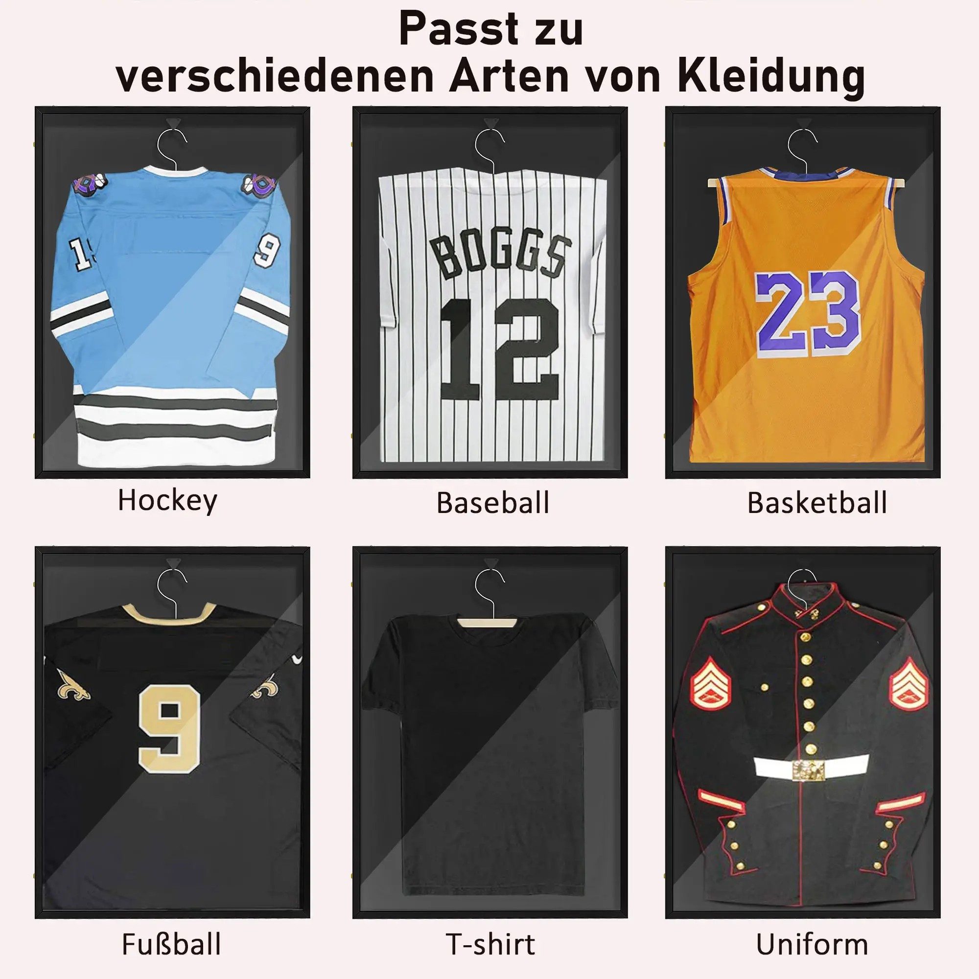 BlingBin Bilderrahmen Trikotrahmen Trikot Bilderrahmen für Fotos und Autogr günstig online kaufen