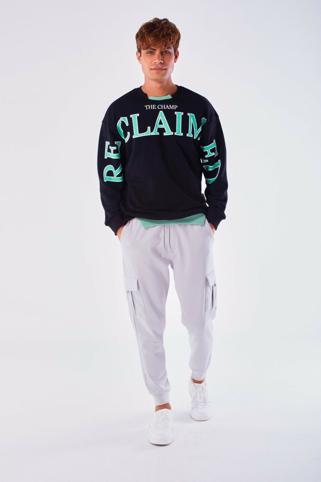 Megaman Jeans Pullover & Shorts Megaman Jeans Pullover Herren Basic
