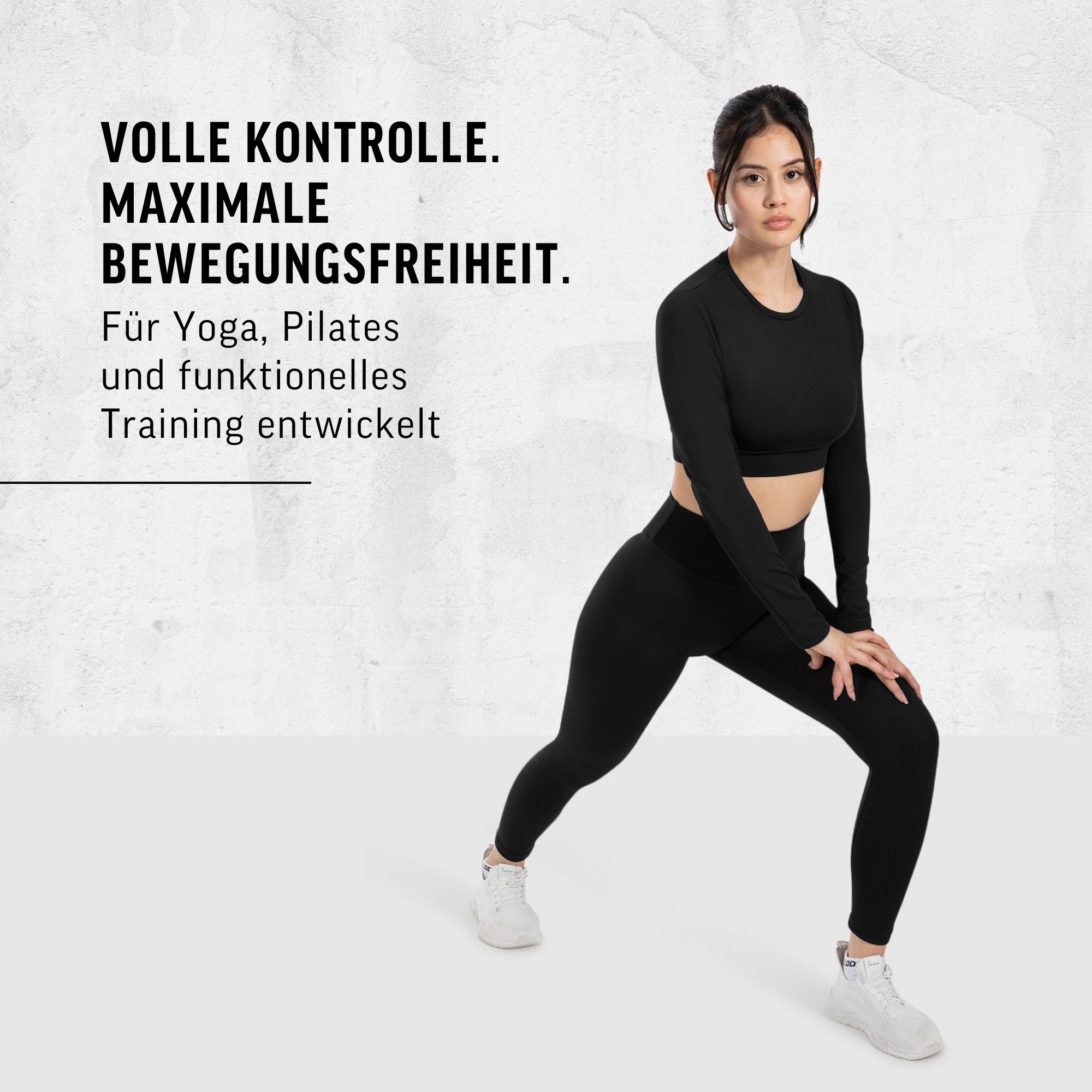 Smilodox Leggings SoftFeel Jaine, High Waist Yoga Tights, atmungsaktiv & 4-Wege-Stretch atmungsaktiv, Feuchtigkeitsableitend Pilates & achtsames Training