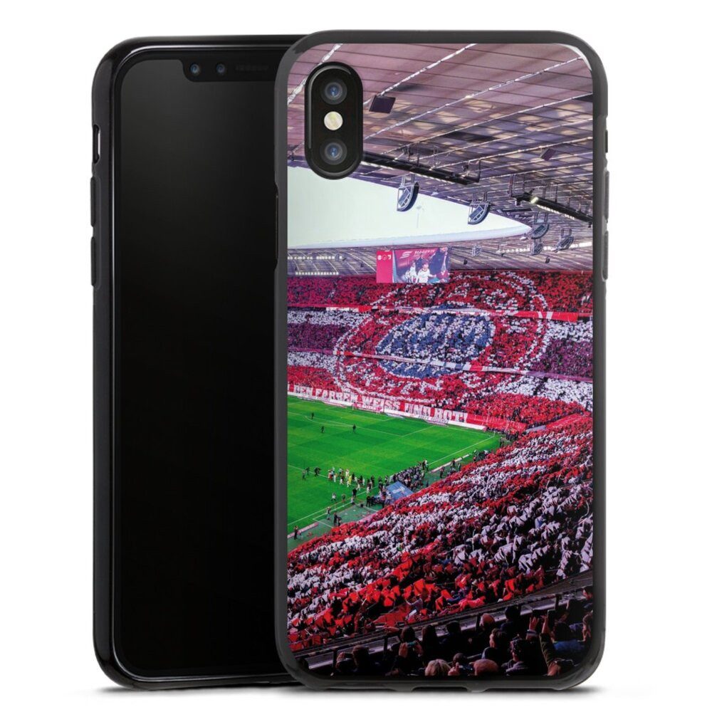 DeinDesign Handyhülle FCB Stadion FC Bayern München FCB Stadion Tribüne, Apple iPhone Xs Silikon Hülle Bumper Case Handy Schutzhülle