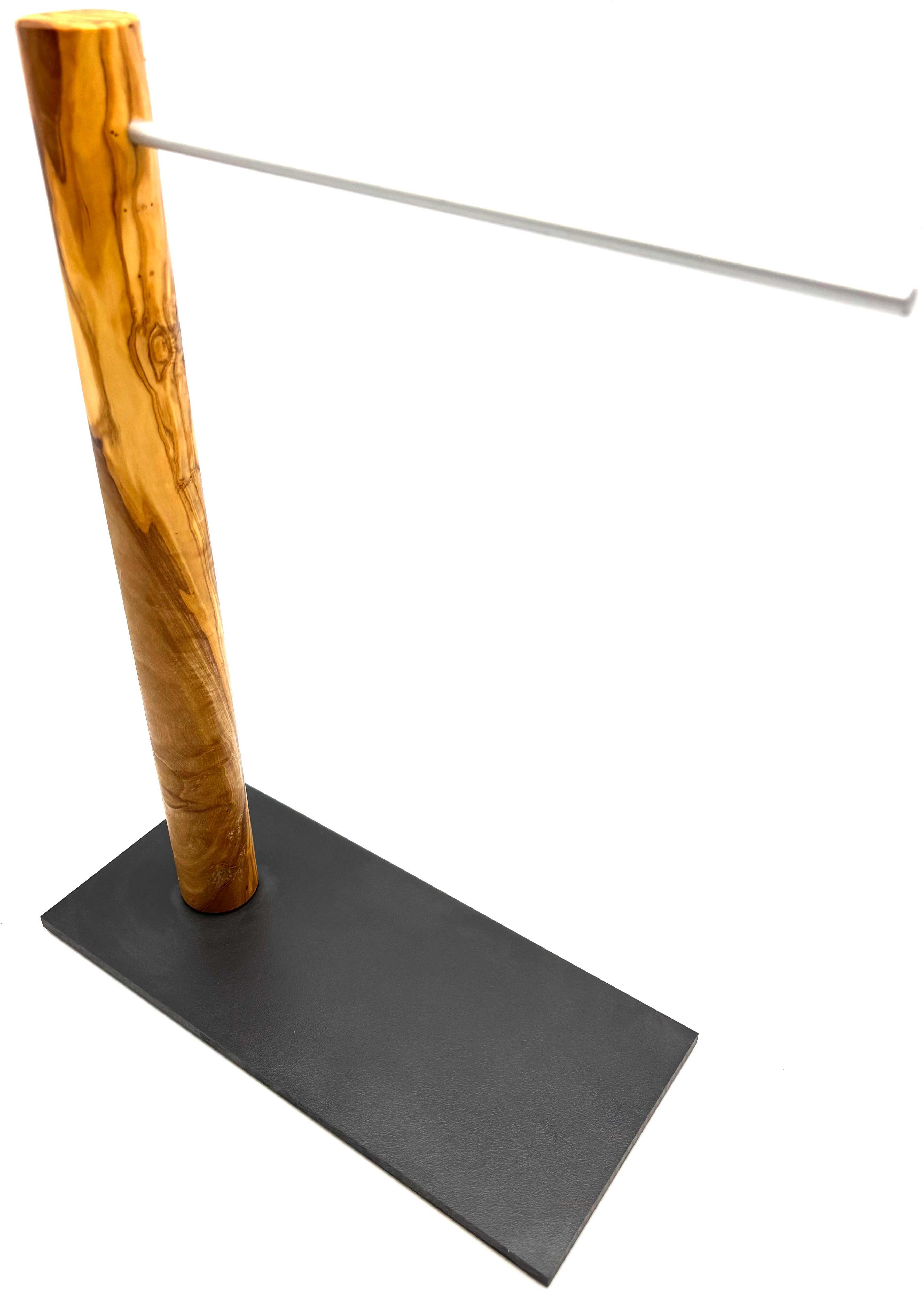 Olivenholz-erleben Obstschale Bananenhalter/Weintraubenhalter aus Olivenholz, Materialmix, (Set, 1-tlg), schonende Aufbewahrung, verhindert Druckstellen und fördert Nachreifen