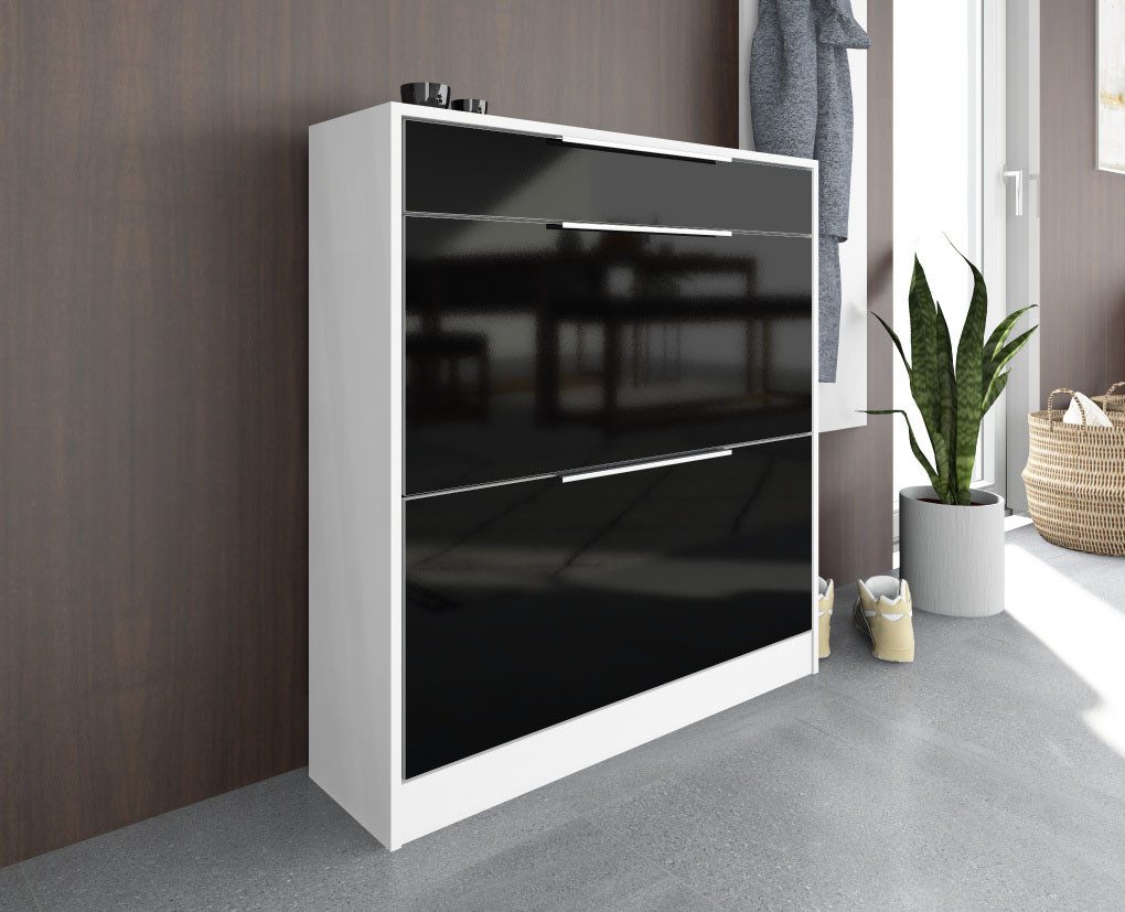 borchardt Möbel Schuhschrank Oliva Stehende Montage, Wandmontage & Glasböden unter Mehr aus der Serie