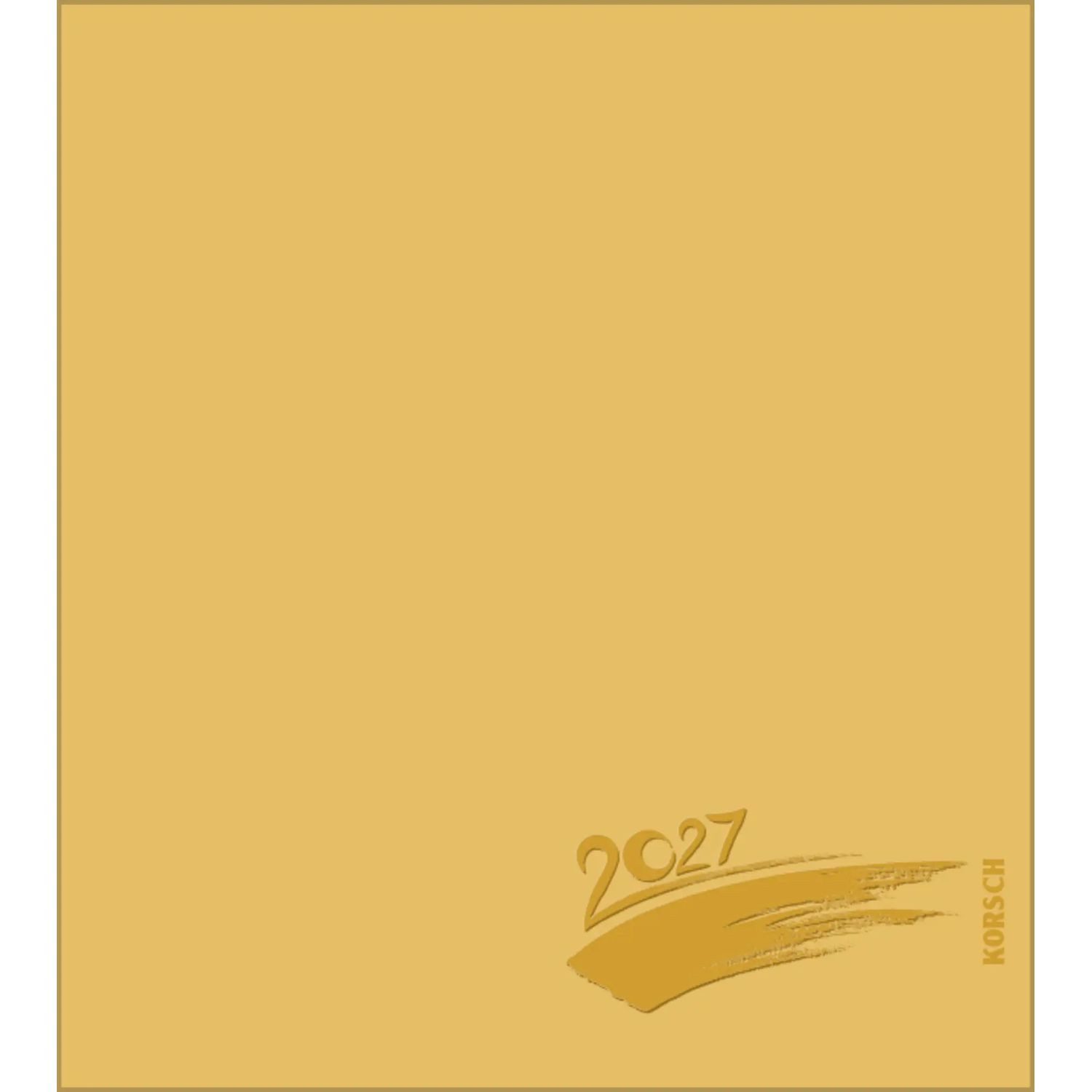 Korsch Verlag Wandkalender Foto-Malen-Basteln Bastelkalender gold 2027