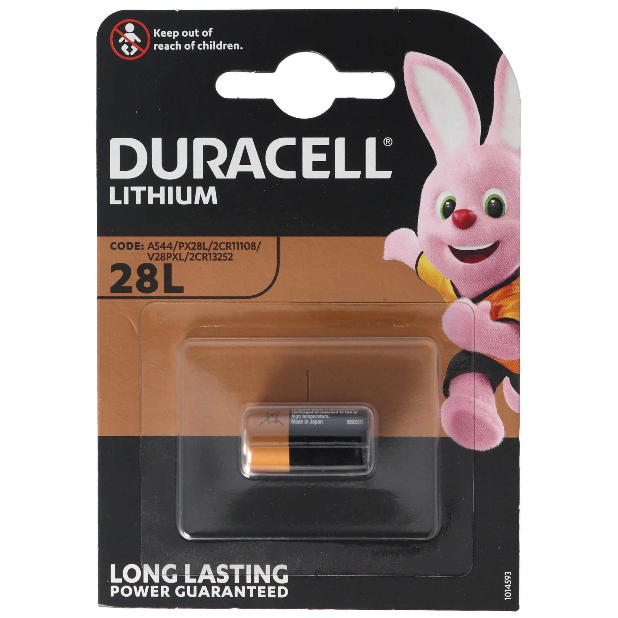 Duracell (6,0 Photobatterie 2CR13252, V) Duracell 150mAh, 6V 2CR11108, PX28L Lithium L Fotobatterie,